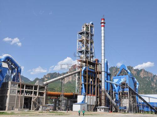 Cement clinkder grinding plant